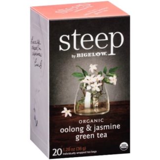 Steep Bigelow Organic Oolong Jasmine Green [20's]