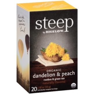 Steep Bigelow Organic Dandelion Peach Green [20's]