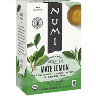 Numi FT Organic Mate Lemon Green Tea [20's]