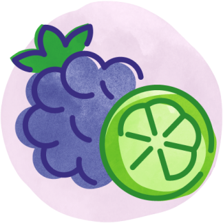 Bevi #89 Blackberry Lime