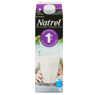 Carton Natrel 1% Milk [1L]