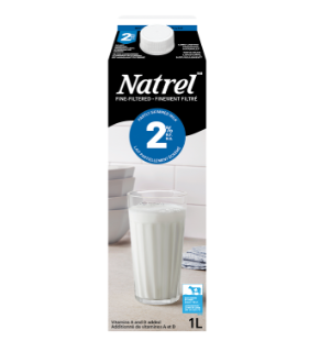 Carton Natrel 2% Milk [1L]