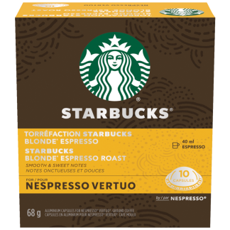 Nespresso Vertuo - Starbuck's Blonde [10's]