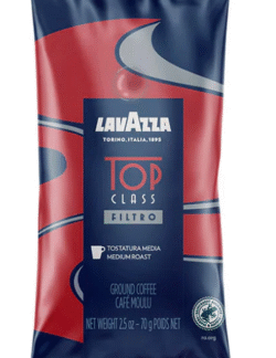 Lavazza Pouches Top Class Filtro [18 x 2.50 oz]