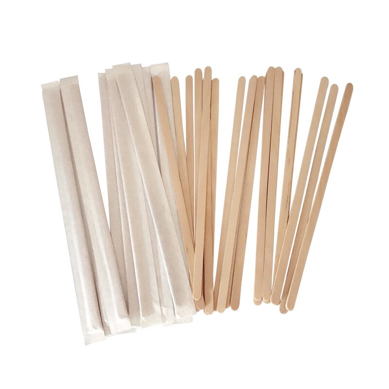 Wooden Stir Sticks *Wrapped 5 1/2" [500's]